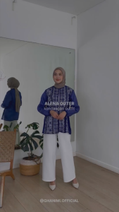 Ghanimi - Alena Outer: Outer Wanita Kondangan yang Elegan