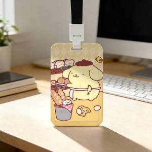 Sanrio | Cute  Card Holder Student Campus Meal Cards Public Transport Subway Cardcase P-Pompompurin Dog