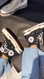Converse Collection รองเท้าผู้ชาย รองเท้าผู้หญิง รองเท้าข้อสูง รองเท้าผ้าใบ รองเท้าผ้าใบ รองเท้าผู้ชาย รองเท้าผู้หญิง CON UX Chuck 70 Plus HI A00915CF2CMXX / A00916CF2BKXX 3400