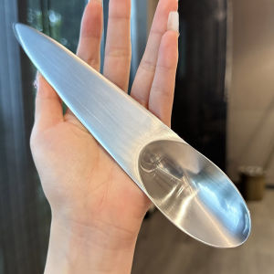 Super Large Size Western Dining Utensils Soup Spoon Eating Watermelon Tool Internet Famous Main Course Stainless Steel Spoon