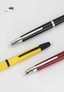 Jinhao 20 กด Retractable Fountain ปากกา EF/F Nib พร้อม Converter เรซิ่นการเขียนปากกาของขวัญ