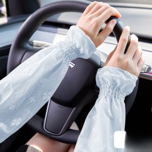 MiiOW | MiiOW Ice Silk Sun Protection Sleeve Covers Womens Summer Driving Arm Protector Cool Feeling UV Protection Bicycle Riding