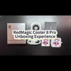 Nubia Red Magic Black Cooler 8Pro Set | Includes Storage Bag + Back Clip 36W High-Power Magnetic Semiconductor Cooler Rgb Ligh