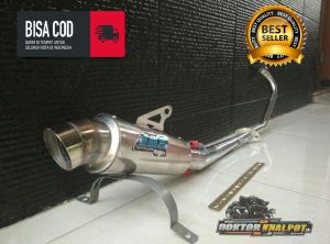 Knalpot racing DOS Satria fu / gl / megapro / vixion / sonix / tiger / jupiter mx