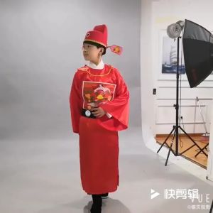 [3-10 Years] daidai (Ready Stock) Boy Children Kid Chinese Ancient Costume Ming Dynasty Uniform 驸马儿童状元服装明朝官服古代大臣县官