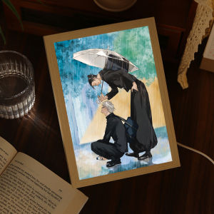 Anime Themed Atmosphere Decorative Lamps Such as Jotaros Handheld Light for Esports Rooms Zwei Battle Magic Illumination