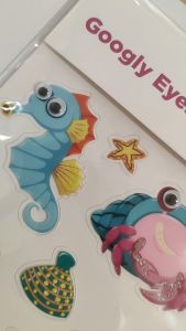 Googly Eyes Sticker Zh-Pg01 Sea Creatures - Art Bar