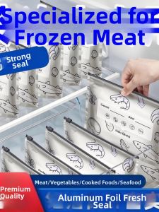 Antibacterial Heavy-duty Sealable Zippered Aluminum Foil Food Storage Bags