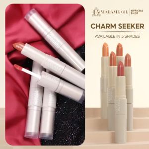 Madame Gie Charmseeker Ombre Matte Lipstick - Long-Wear Waterproof Nude/Pink/Orange Shades
