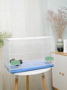 Kandang Besi Lipat Kucing Burung Bonus Tangkringan Dan Tempat Makan Full Set Murah Hewan Hamster