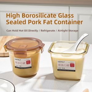 Food Grade Heat Resistant Salt Shaker Sealable Storage Jar Retro Style Kitchen Storage Bottle for Fridge Seasoning Organizer