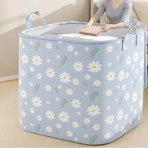 Large capacity household non-woven storage bag quilt clothing storage box wardrobe portable moving bag storage box with handle