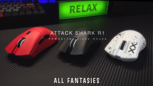 Attack Shark R11000Hz Bluetooth Wireless gaming mouse 18000DPI PAW3311 Tri-mode Connection