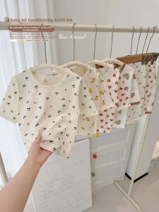 Summer Air Conditioning Baby Home Wear Two Piece Set