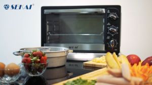 SEKAI Oven Listrik Low Watt Kapasitas Loyang 33L Pemanggang Makanan Rotisserie - OV 330