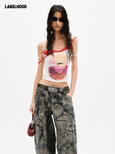 Versatile Stylish Printed Tube Top Shirt