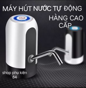 máy hút nước tự động phù hợp với nhiều loại bình bạn chỉ việc ấn nút rất tiện dụng sử dụng sạc USB hàng loại tốt
