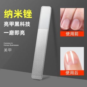 Nail Polishing Tool Kit with Fine Grain Sanding Strips for Manicure Glass Nail File Tool for Professional Nail Care