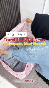 Travel Bag Jumbo Tas Penyimpanan Selimut Motif Serbaguna Bagus Anti Air
