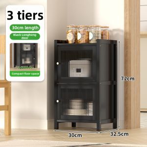 CHUJUN | Kitchen Organizer Cabinet Standalone Storage Shelf