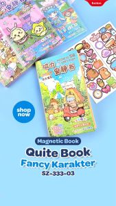 Magnetic Quiet Book DIY Mainan Book Mainan Edukasi Bongkar Pasang Lucu