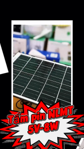 Tấm Pin Năng Lượng Mặt Trời 5V-8W cổng sạt type C – Dùng Cho Camera Đèn LED Quạt Mini Sạc Điện Thoại