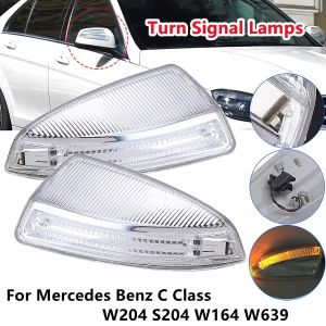 LED Car Rearview Mirror Turn Signal Light For Mercedes-Benz C Class W204 S204 For Viano VITO W639 W164 ML300 ML320 ML500