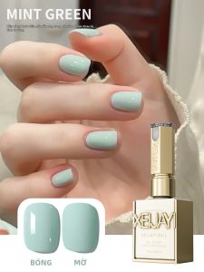 1Pc 15ML Màu Xanh Bạc Hà Gel Móng Tay Bán Vĩnh Cửu UV LED Làm Móng Nghệ Thuật Cho DIY Salon Ngâm Acrylates/Carbamate Copolymer Dimethicone