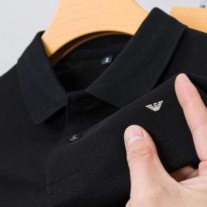 Áo Thun Nam Cổ Polo Tay Ngắn Thời Trang Mùa Hè Thanh Lịch Ôm Vừa Vặn Có Khóa Kéo Thương Hiệu Cao Cấp