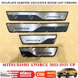Sillplate Samping Xforce 2023 2024 2025 Exclusive Hitam Lampu / Non Led .
