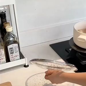 Foldable Pot Lid Holder Heat Resistant Spatula Holder Non-slip Spoon Holder Kitchen Storage Holder