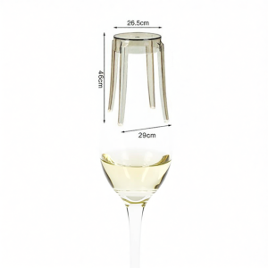 Modern Minimalist Acrylic High-Back Plastic Stool Ghostly Waiting Bar Stool Home Use North European Transparent Counter Stool