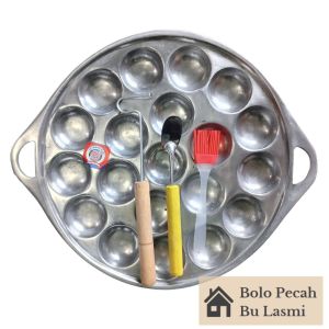 CETAKAN KUE LUMPUR MINI LUBANG 20 JUMBO / Cetakan Poffertjes / Cetakan Peyek Koin / Cetakan Kue Cubit / Cetakan Takoyaki / Cetakan Telur Congkel / CETAKAN BOLA-BOLA MIE / CETAKAN TELUR PUYUH CILOR MAKLOR