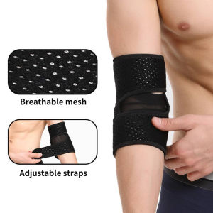 Adjustable Sports Compression Sleeve Elbow Brace Wraps for Tendonitis Bursitis Left Right Arm Support Epicondylitis Golfers