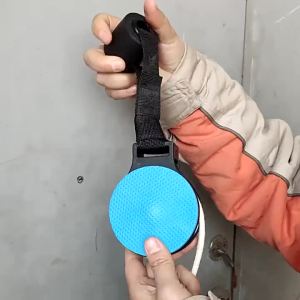 Adjustable Door-anchored Arm Stabilizer Pulley System for Shoulder and Abdominal Strengthening