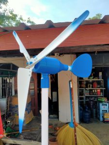 ใบกังหันเรียกทรัพย์สีขาวยาว 25 เช็น จำนวน 3 บุคคล