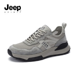 Jeepspirit Mens Breathable Sports Shoes Outdoor Mesh Upper Comfortable Casual Footwear for Youth And Middle-aged