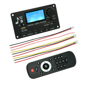Bluetooth 5.0 Audio Decoder Module LCD Display Sound System MP3 Decoding Board Amplifier Machine HiFi Audio Equipment