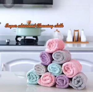10PCS. Super Absorbent Micro kitchen dish Cloth Cleaning kichen Towel Tools