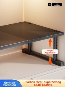 evesigar | Adjustable Storage Shelf For Organizing Wardrobes Cabinets