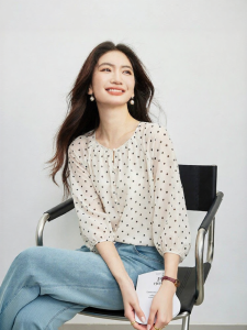 OSA | Vintage Polka Dot Blouse