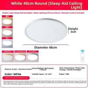 NIOYE | Sleep Aiding Non-glaring Eye Protection LED Ceiling Light