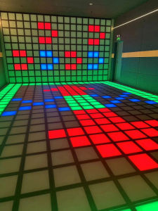 Interactive Sensing Tile Lights Game Activated Leap Grids Eye Tracking Wild Adventure Playground LED Lighting Home Decor