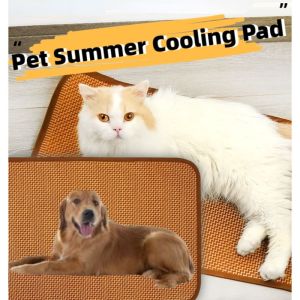 Pet Mat Grass Rattan Cooling Straw Mat: A Comfortable Dog Bed & Cool Sleeping Pad