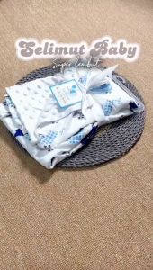 Selimut Bayi Perempuan Laki Laki BS-05 Model Terbaru Selimut Bayi Baru Lahir Lembut Bulu Halus Double Flace Selimut Bayi Tanpa Topi