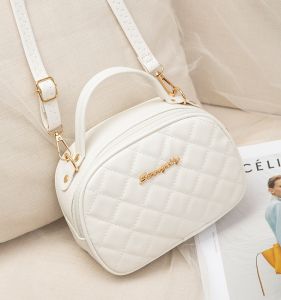 Spring Summer New Diamond Pattern Mini Handbag Womens Mobile Phone Bag Single Shoulder Crossbody Small Square Bag Trendy