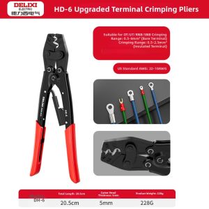 DELIXI | Effortless Ratchet Wire Crimping Tool
