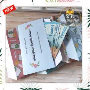 6 PCS AMPLOP MONEY SAVING CHALLENGE | AMPLOP KEUANGAN GLOSSY