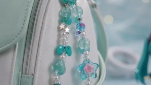 Bandai | Móc Khóa Điện Thoại Hatsune Miku Dễ Thương Mặt Dây Chuyền Hoạt Hình Trang Trí Cho Ốp Điện Thoại Túi Xách Quà Tặng Cho Fan ACG