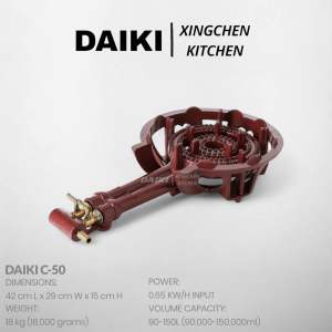 C-40 Cast Iron Grill Fryer & Burner Gas Stove - Heavy Duty C-40 Daiki Kalan